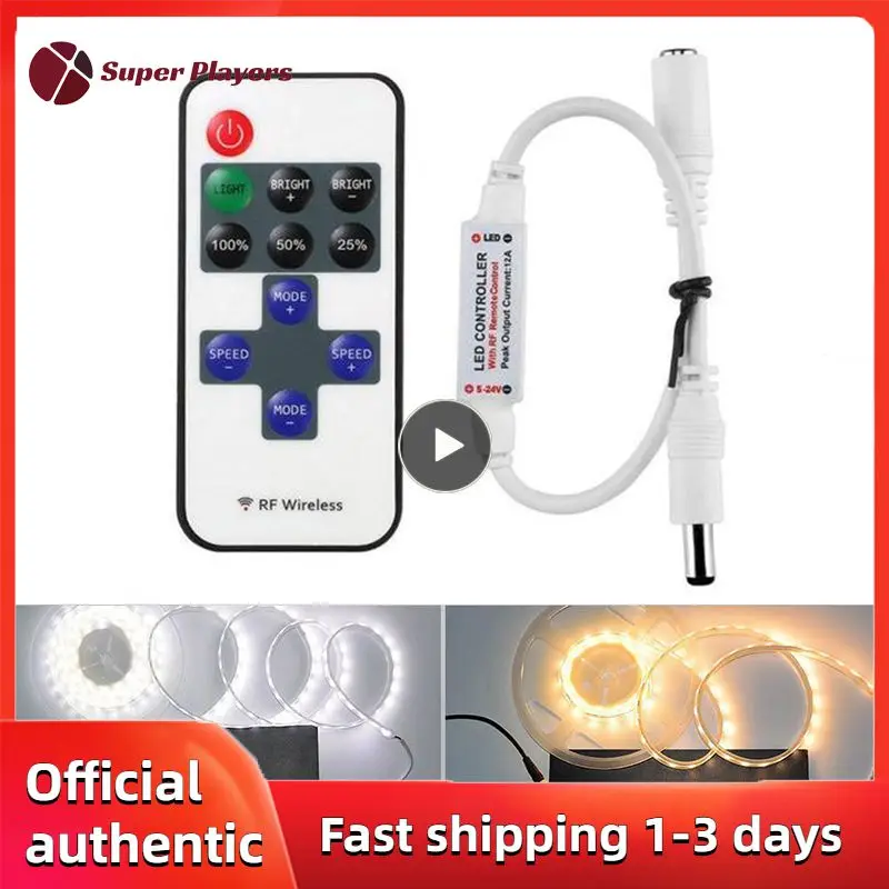 

Gamepad Rf11 Controller Multifunction Durable Dimming Controller Friendly User Reliable Button Controller Ergonomic Design