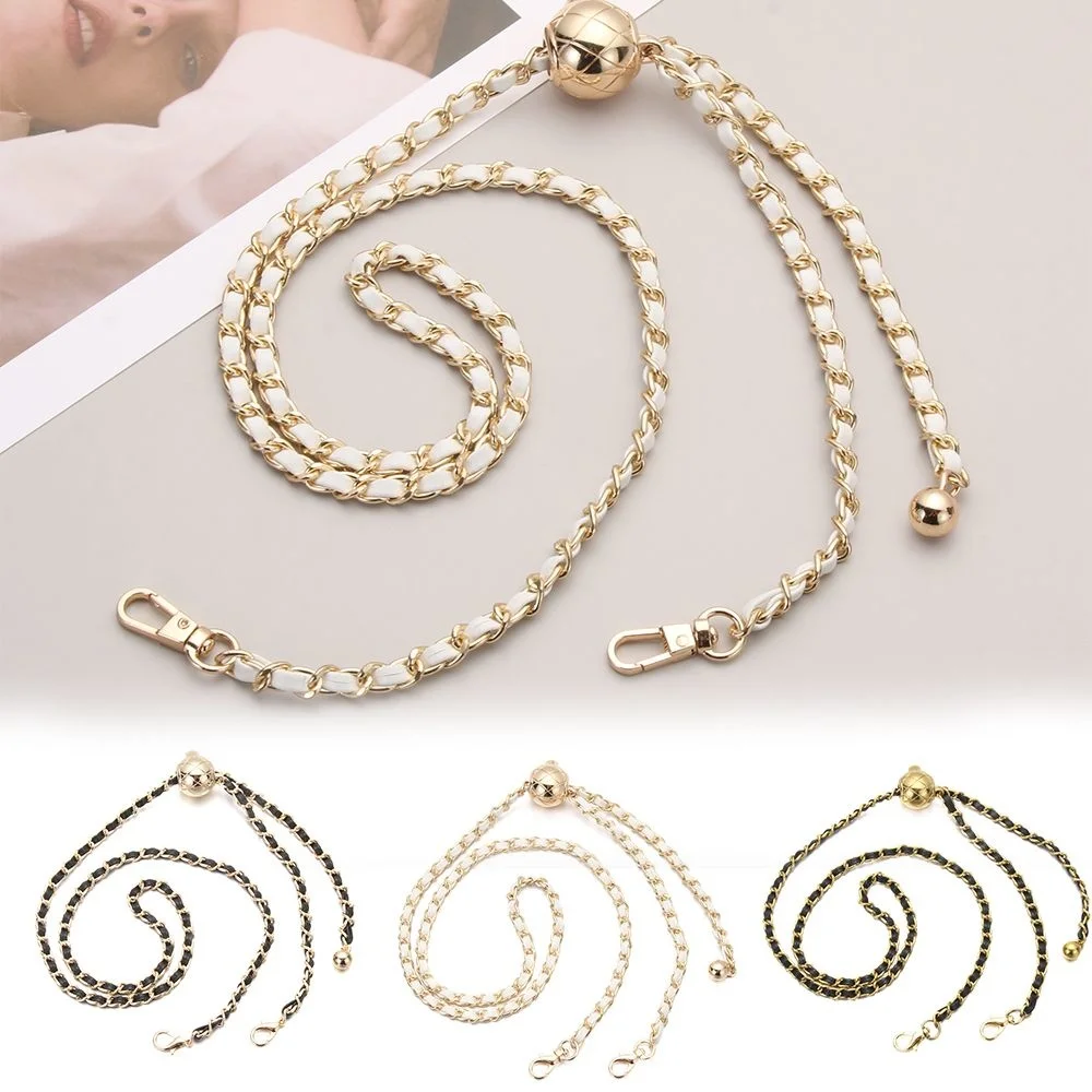 

1Pcs New Thin Purse Chain Strap Replacement Steel Shoulder Crossbody Bag Chain Adjustable Detachable Bag Accessories 51 Inches