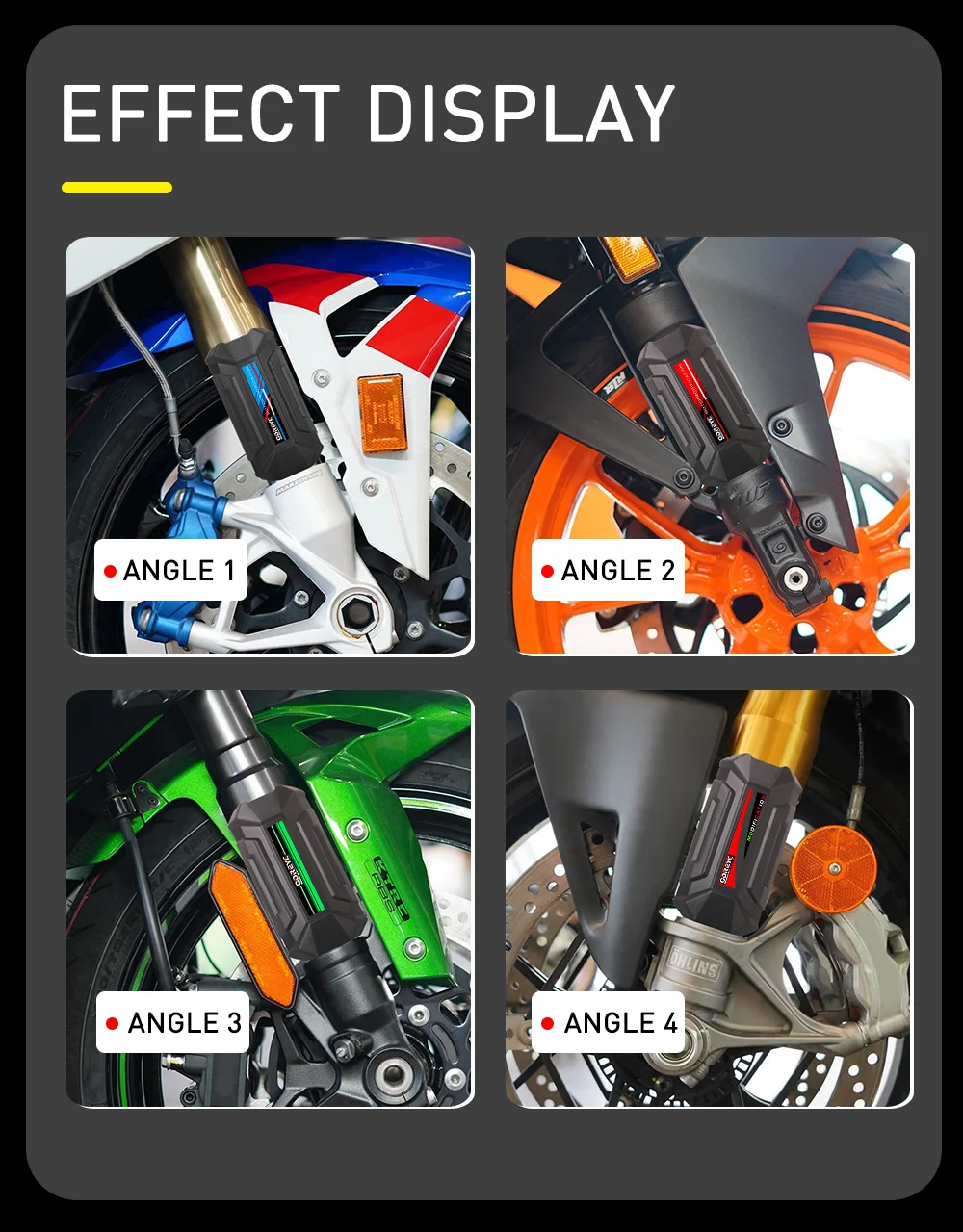 Амортизирующий защитный чехол для передней вилки мотоцикла VOGE 525RR 250RR 500DS 300DS