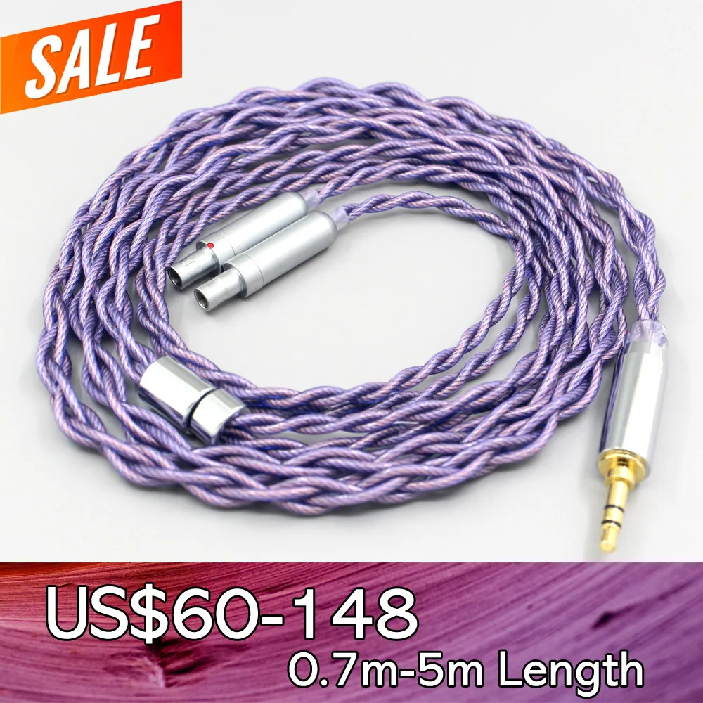 

Type2 1.8mm 140 cores litz 7N OCC Headphone Earphone Cable For Sennheiser HD800 HD800s HD820s HD820 Dharma D1000 LN007877