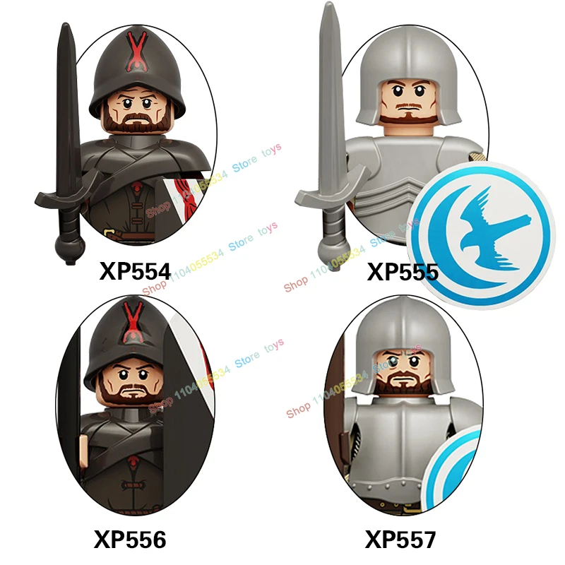 Конструктор MOC павиз кроссбоумен долина рыцарь средневековые солдаты старинные