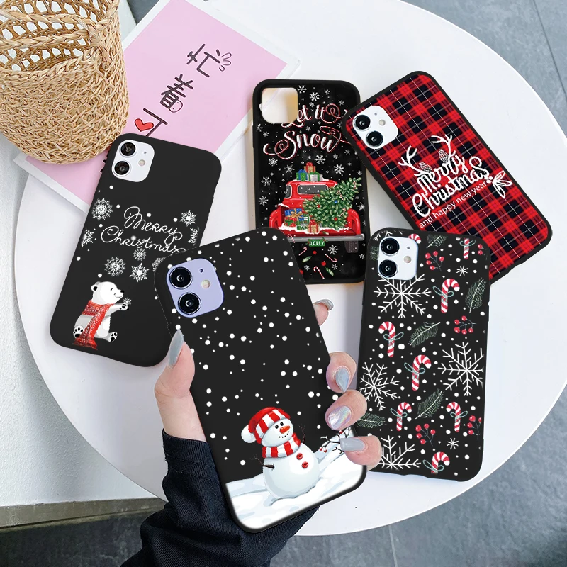 Милый Рождественский чехол для Huawei Honor X8 10 10i 50 Mate 20 9X 8X P40 P20 P30 Lite Pro Nova 8i 5T P Smart 2021 Y7 Y6