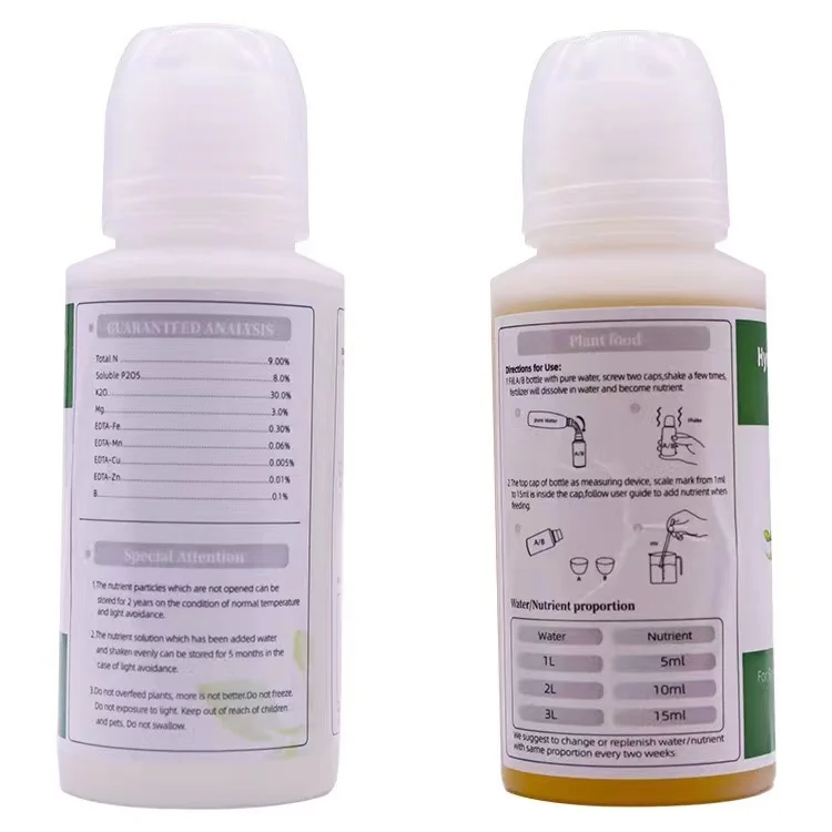 Набор из 2 жидких удобрений AB жидкое гидропонное садовое удобрение для всех