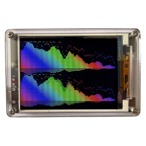 Аудио Микрофон + линейный звуковой уровень домашний декор Цифровые Часы Измеритель спектр музыки визуализатор аудио дисплей анализатор подарки