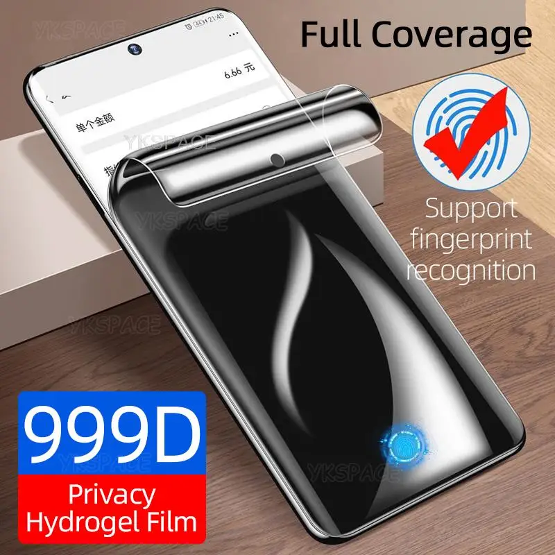 2Pcs Anti Spy Peeping Glare Privacy Hydrogel Film For Oneplus 7 7T 8 9 10 Pro 11 11R Ace 2 Ace2 Soft Full Cover Screen Protector
