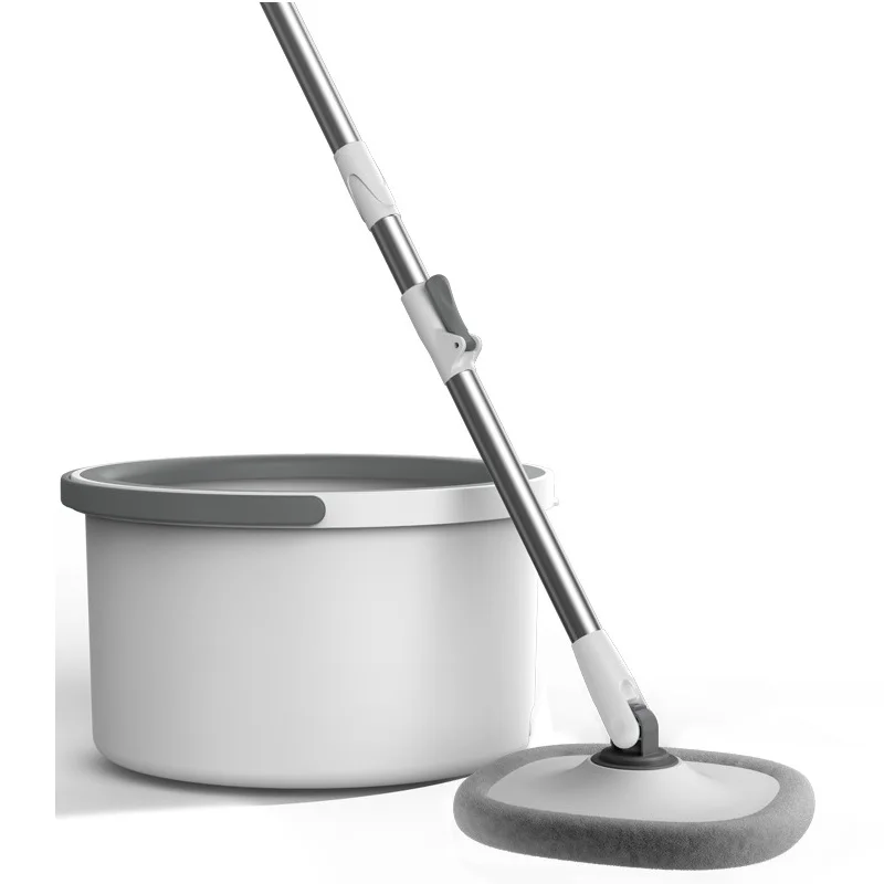 

Flat Mop Cleaning Tools Cleaner Household Accessories Supplies Spin Sweeper with Bucket Spin Easy To Drain Wash Wiper Flooring