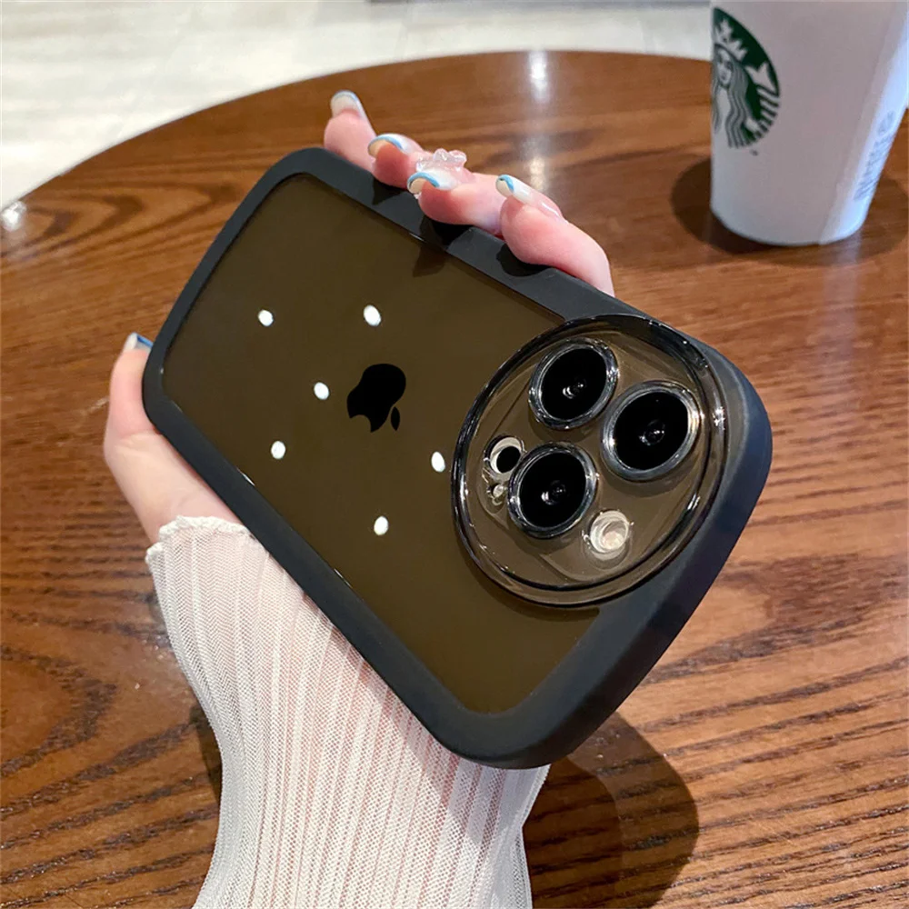 

Clear Soft Phone Cases For iphone 11 12 13 14 Pro Max XS XR XSMAX Solid Silicone Luxury Transparent For чехол на айфон 11 2023