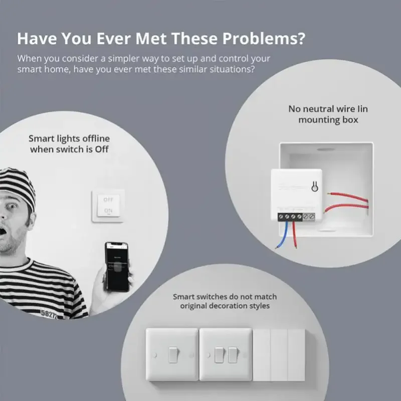 SONOFF 16A S-MATE Switch Mate MINI R3 Smart Relay Беспроводной пульт дистанционного управления