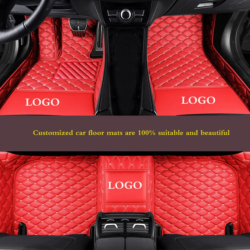 

Custom Logo car floor mat for GMC Sierra Yukon Auto seat covers accessories Car-Styling black red white automobile foot mat