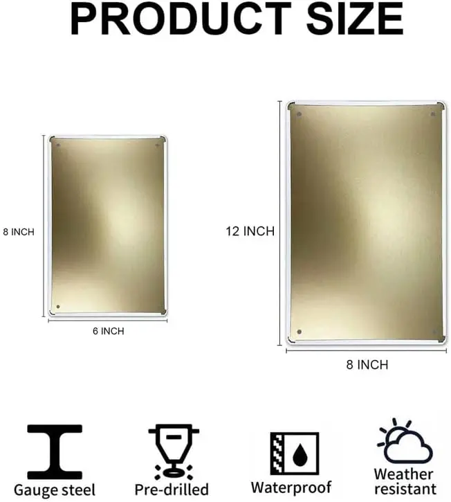 MTou Ретро Rustc Cmper Metl Tn Decor Sgn Home RV Ccessores Wll Décor Frend Fmly Автодом Frmhouse Cmpng-Certfed Hppy