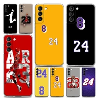 phone case for samsung s22 s9 s10 s10e s20 s21 plus lite ultra fe 4g 5g soft silicone case cover sports brand 23 24