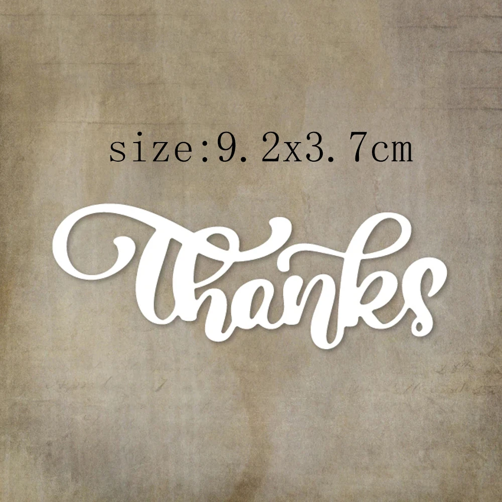 Спасибо английские слова стандартные металлические Вырубные штампы для