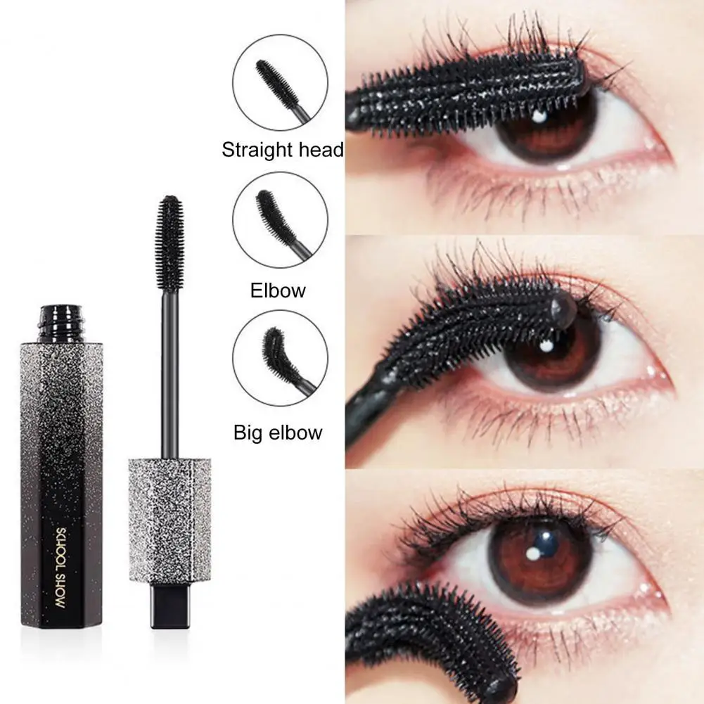 

SCHOOL SHOW 8.5g Eyelashes Mascara Waterproof No Vignetting Flexible Galaxy Eye Make Up Sweat Proof Blooming Mascara for Female