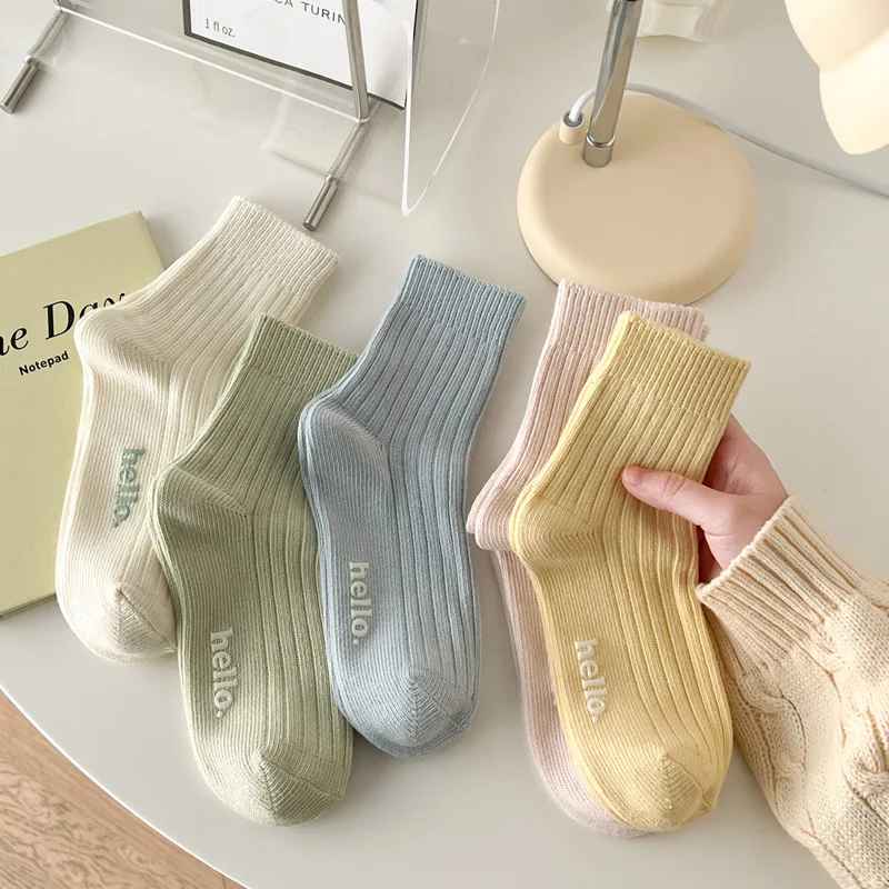 

Japanese Socks Small Fresh Cream Medium Cotton Socks New Summer Socks Women Socks Student Socks