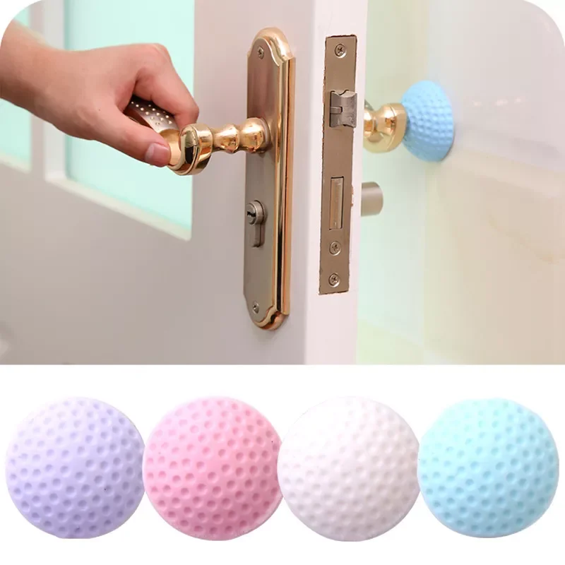 

Silicone Door Pads Rubber Door Stopper Self Adhesive Wall Protectors Anti-collision Crash Silent Door Handle Protective Pad