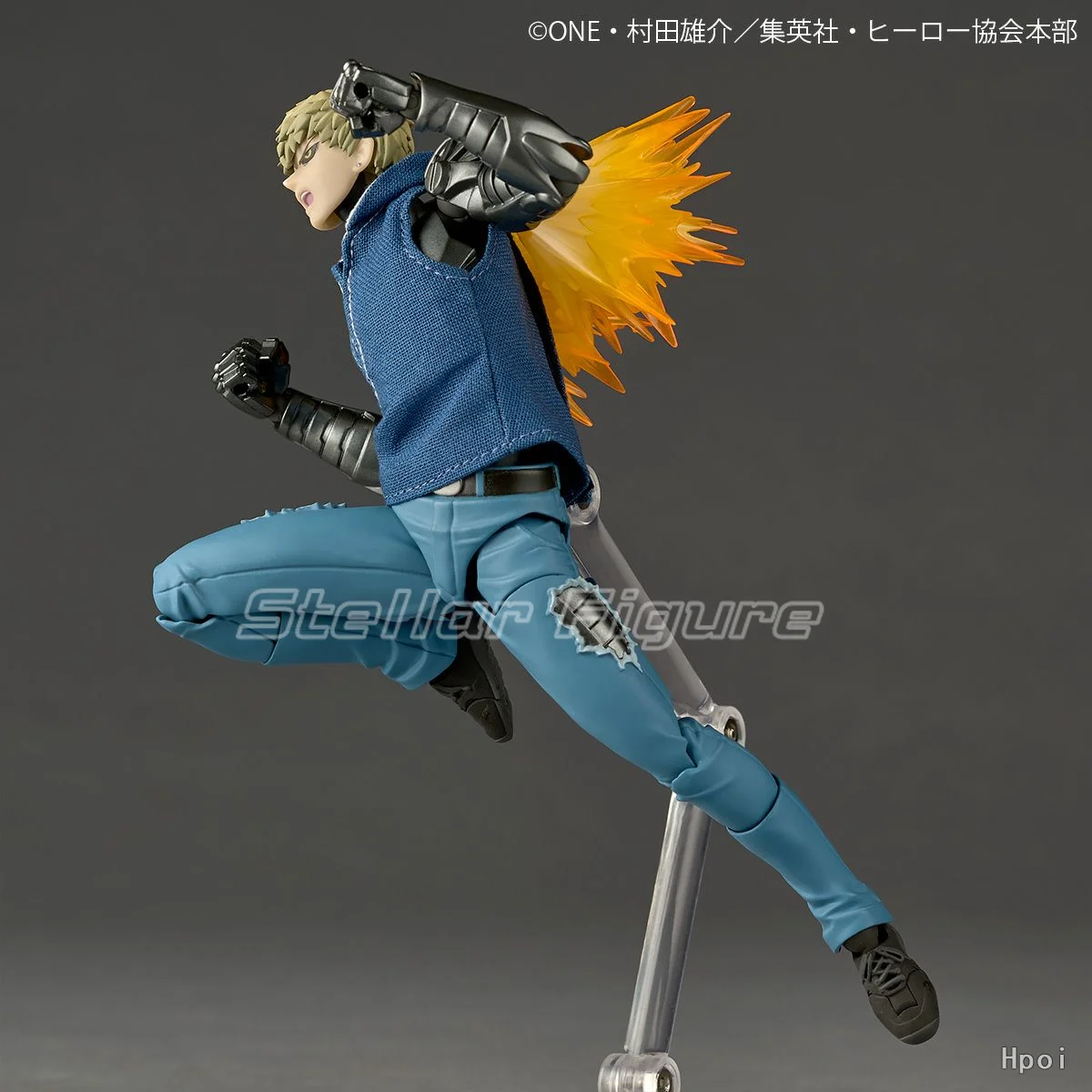 Фото 【SF】В наличии KAIYODO Revoltech One Punch Man Genos Фигурки Модель Коллекция аниме №3