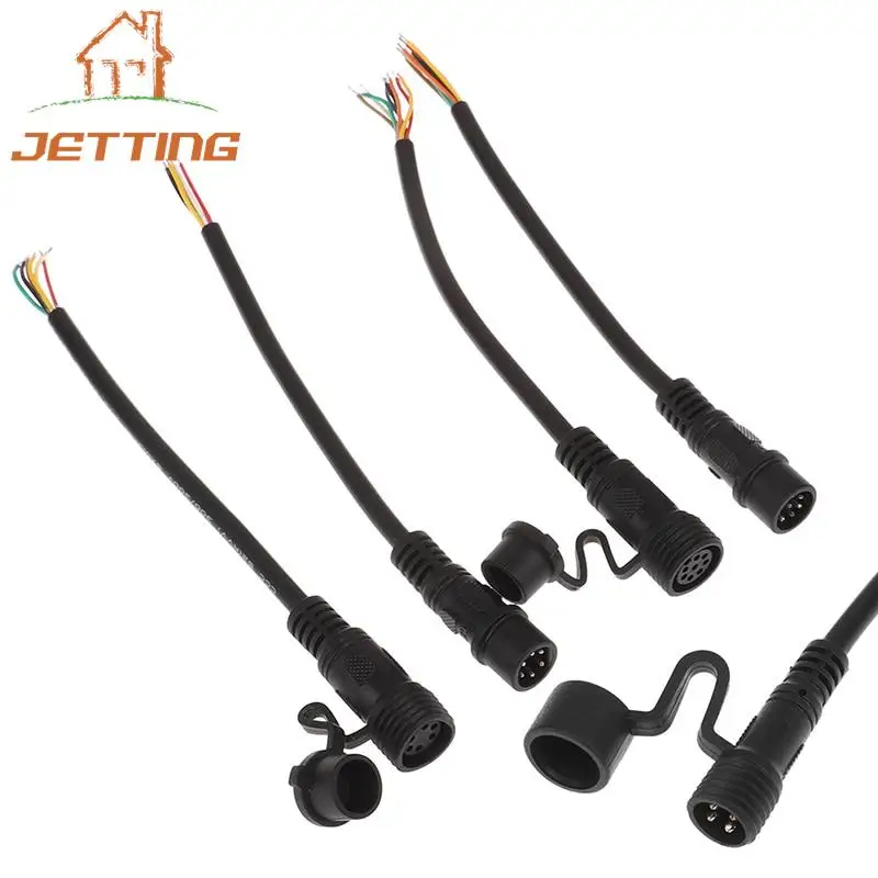 

2/3/4/5/6/7/8 Pin Industrial Male and Female Socket Plug Circular Power Connector Waterproof Plug Outlet With Dust Cover