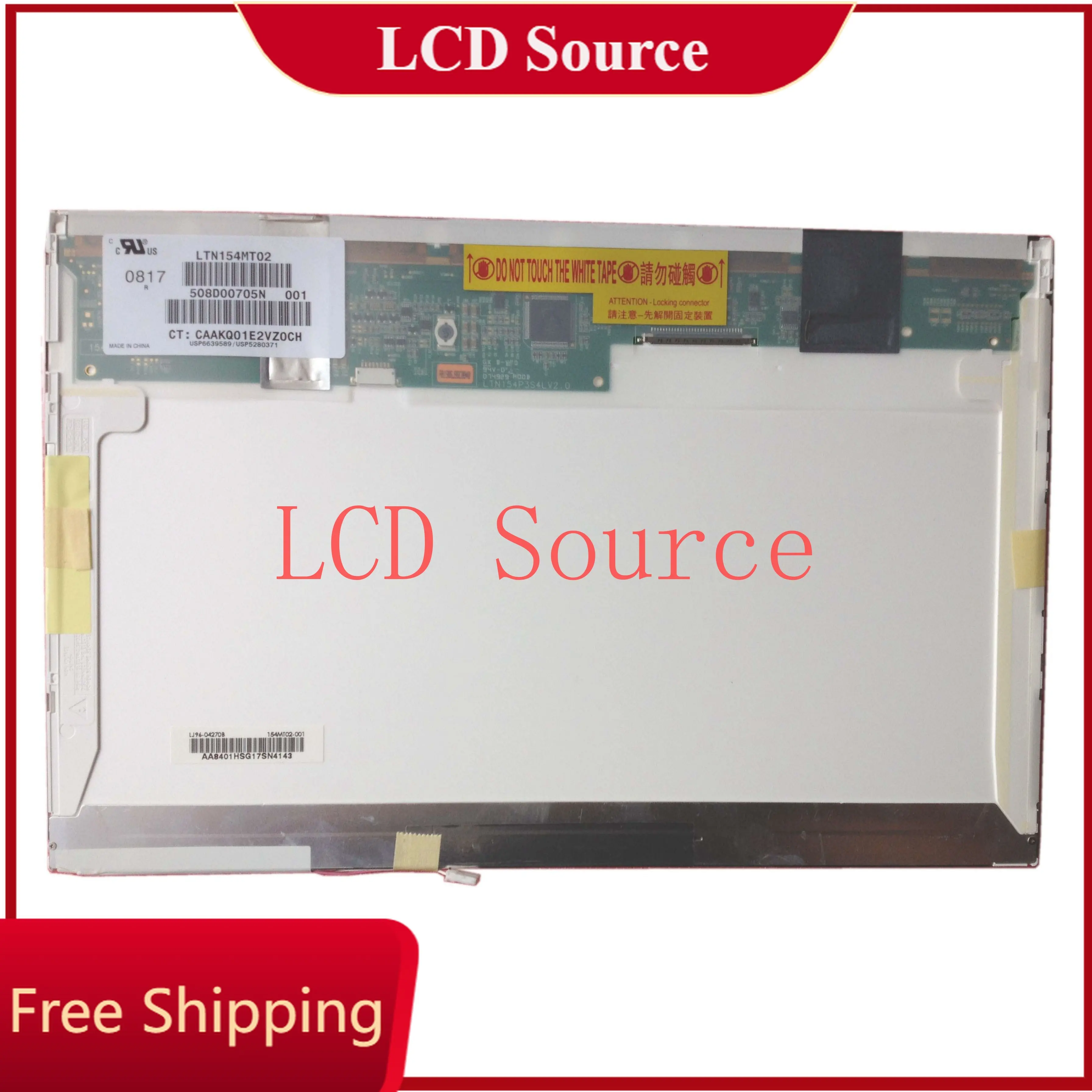 

LTN154MT02 Fit B154SW01 L0B L0A LP154WE2 N154Z3-L01 V.8 V.9 N154Z1-L01 L02