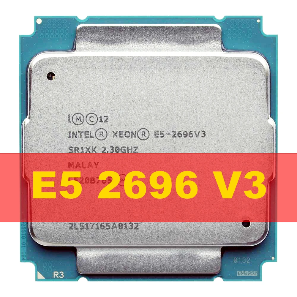 Процессор Intel XEON E5 2696V3 2696 V3 процессор SR1XK 18 ядер 2 3 ГГц лучше чем LGA 2011-3 CPU Kllisre X99