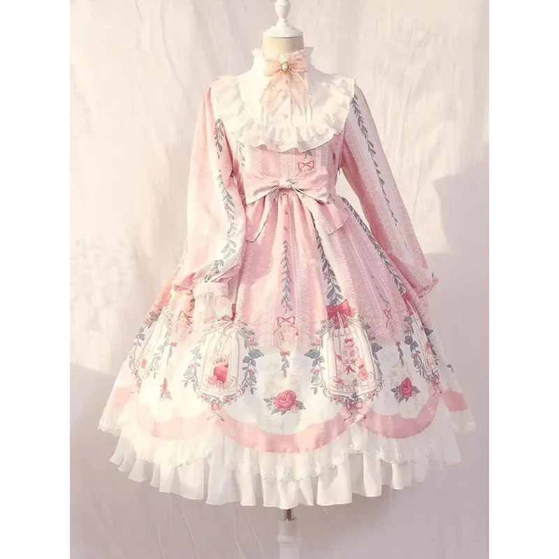 OLOEY Платье Лолиты Кружево Нейлон Женщины