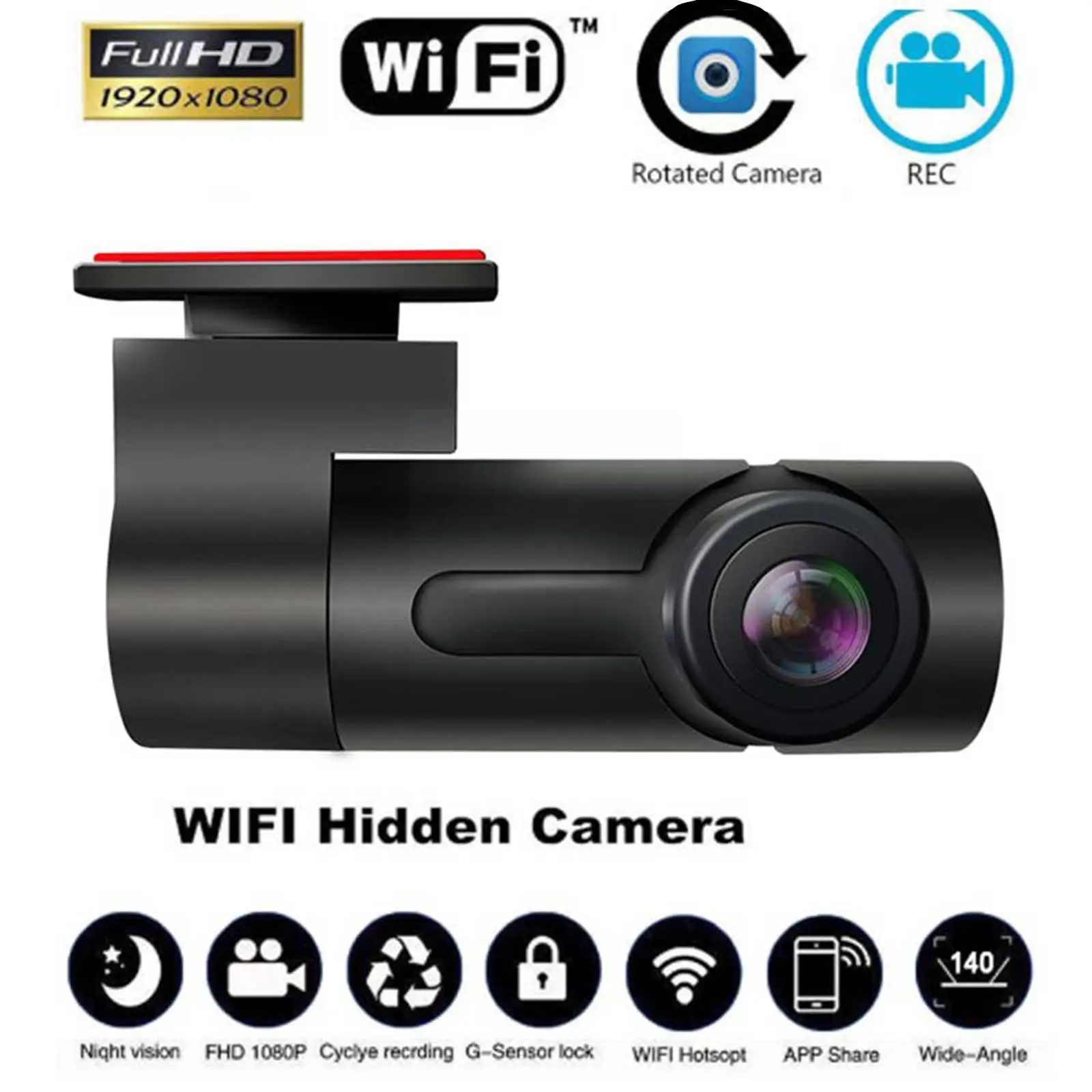 

Dash Cam Mini 5 UHD DVR Android Car Camera 4K Built-in Recorder 1920*1080P GPS Mini Vehicle Wifi Parking 24H Drive Auto Vid M6W1