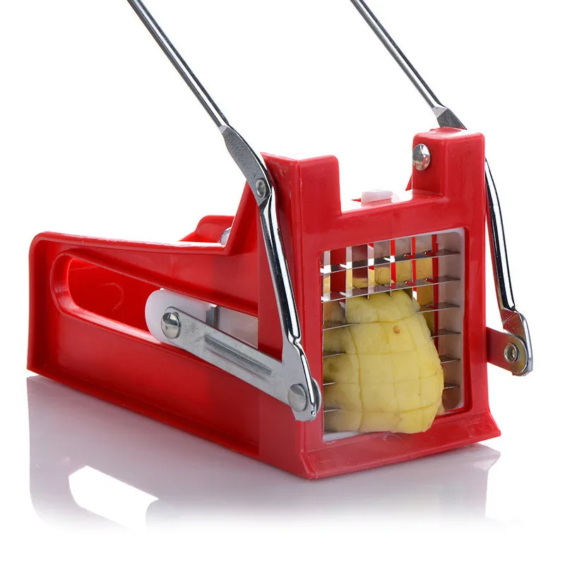 Новая креативная бытовая ручная нажимная машина для резки картофеля |