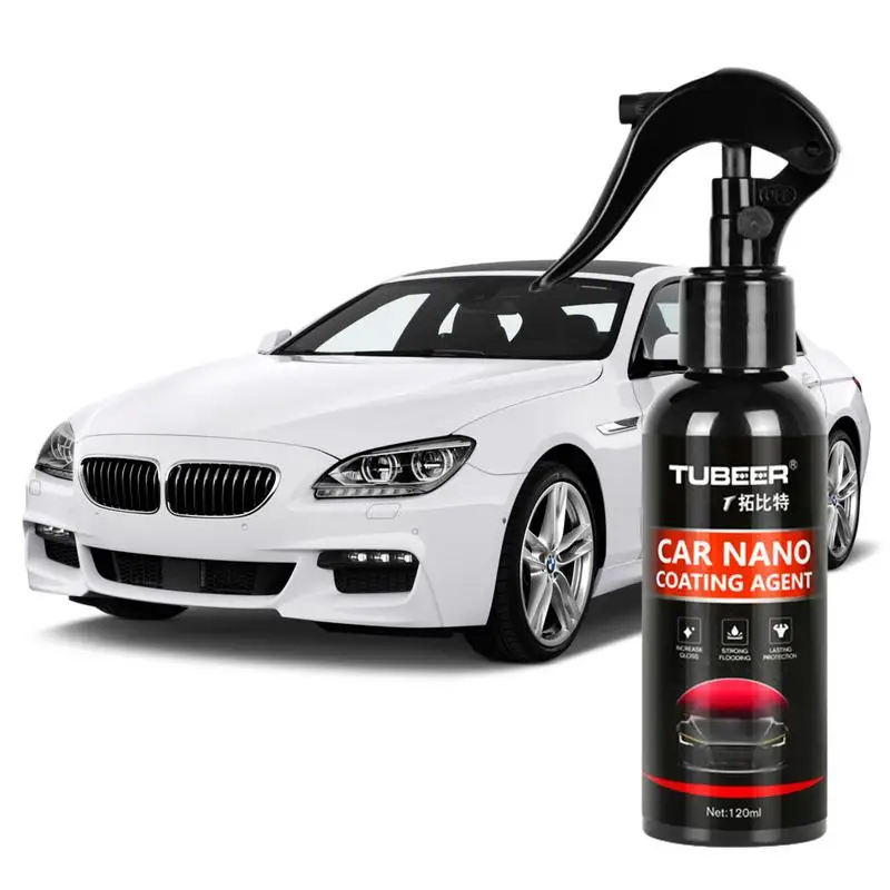 

Nano Coating Agent 120ml Nano Coating Agent Quick Coat Car Wax Polish Spray 120ml Hydrophobic Spray Wax For Car Detailing &