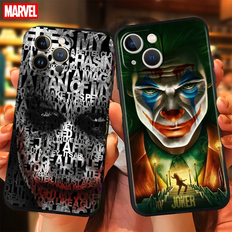 

Funny Joker Clown For Apple iPhone 13 12 11 Pro Max 13 12 Mini X XR XS Max 5 5s 6 6S 7 8 Plus SE2020 Phone Case Silicone Cover