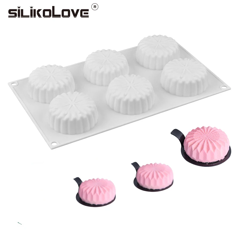 

SILIKOLOVE 3D Silicone Molds Flower Tray Shaped Cake Baking Mold Mousse Truffle Brownies Pan Molds Pastry Tool Cakes