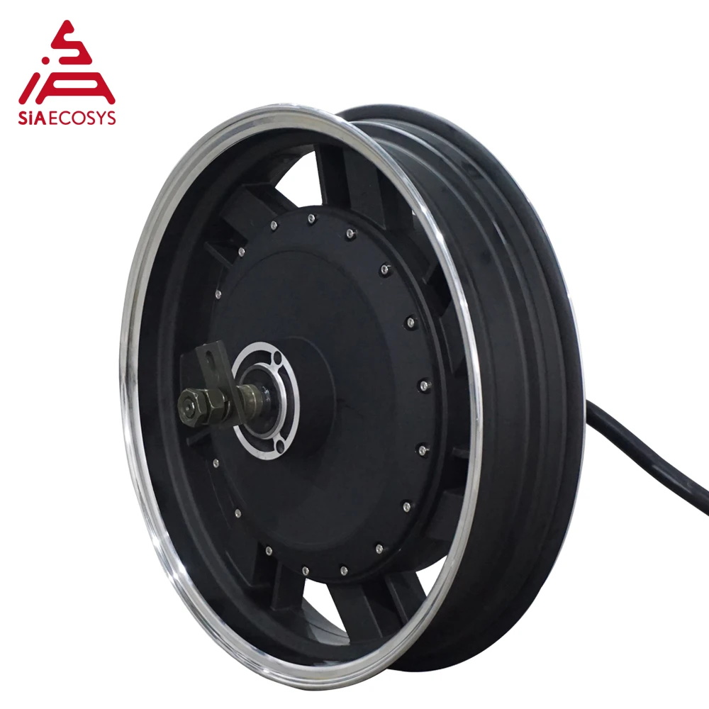 Фото Комплекты и контроллеры SiAECOSYS 6000W 72V 110kph V3 с мотор-колесом EM200-2SP для высокоскоростных электромотоциклов №4