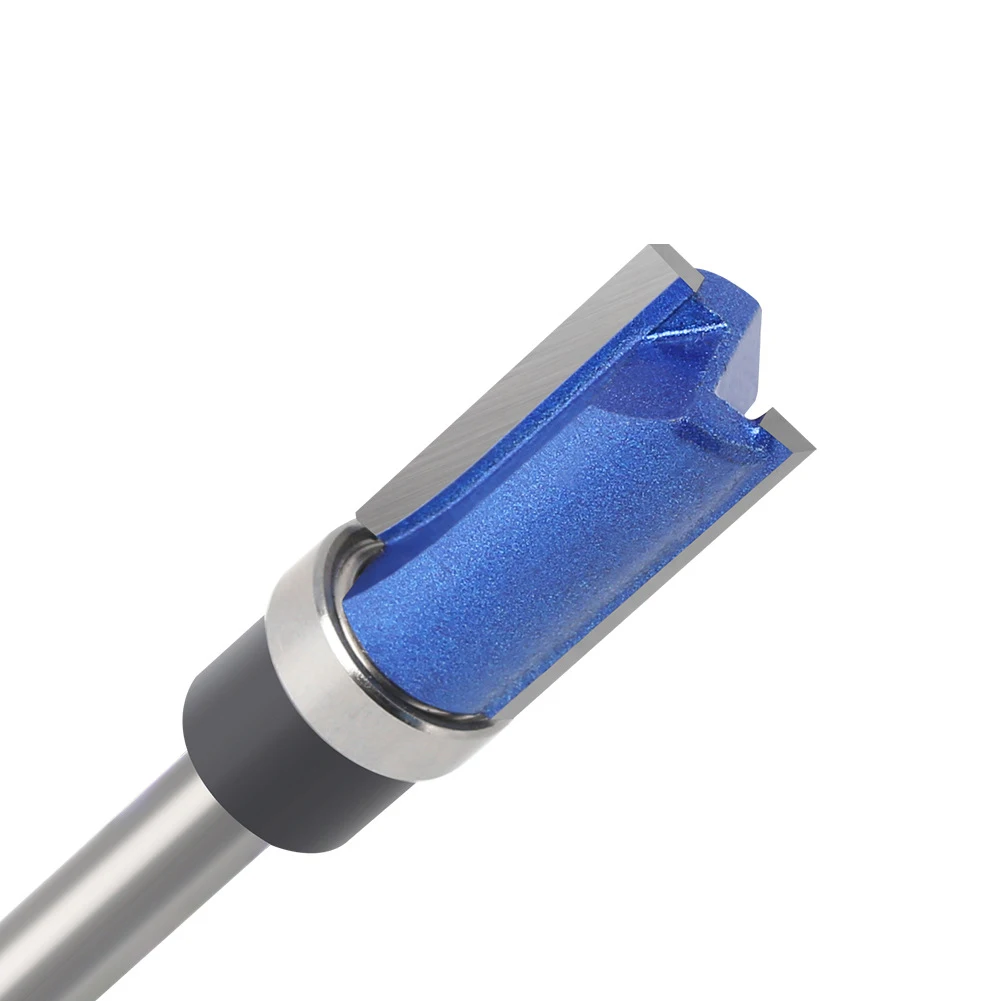 

4pcs 6/6.35mm Router Bits Shank Bearing Flush Pattern Trimming Bit Industrial For Hand Making Woodworking Power Tool Accessories