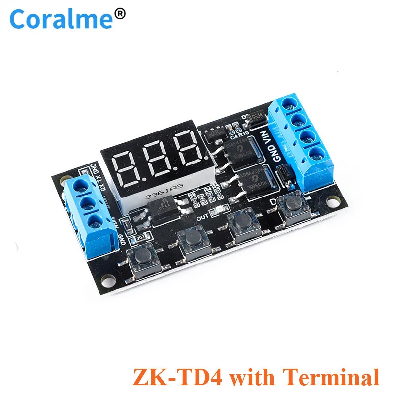 Релейный модуль включения/выключения с LED цифровым дисплеем 0 1 ~ 999 мин |