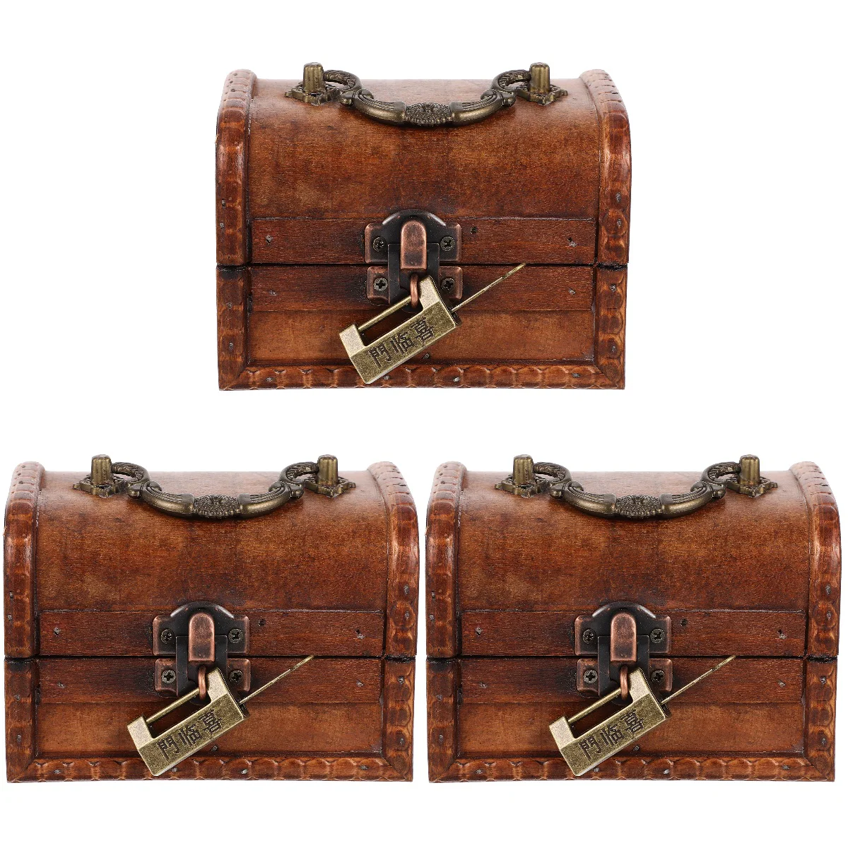 

3pcs Box Trinket Box Storage Case Sundries Organizer