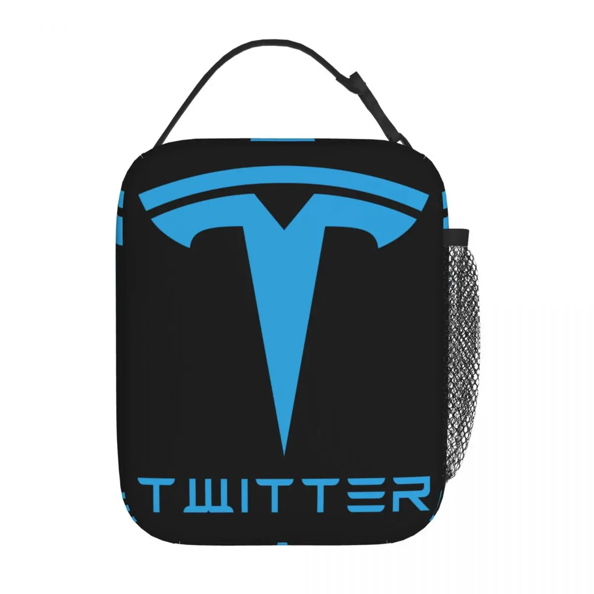 Insulated Lunch Tote Bag Tesla Twitter Logo Accessories Storage Food Box Unique Design Cooler Thermal Lunch Box For School