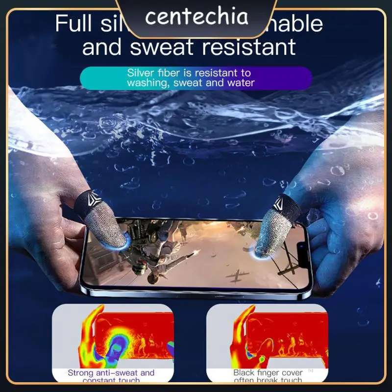 

Gaming Fingertip Sweatproof Breathable Game Controller Touch Screen Mobile Games Finger Sleeves Gaming Accessories Finger Cover