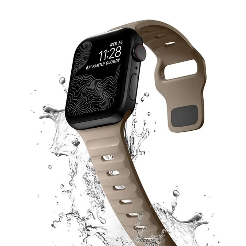 

Ремешок для часов Apple Watch Ultra Band 49 мм 44 мм 45 мм 42 мм, мягкий силиконовый браслет для смарт-часов Correa iWatch Series 8 7 6 SE 5 4 3