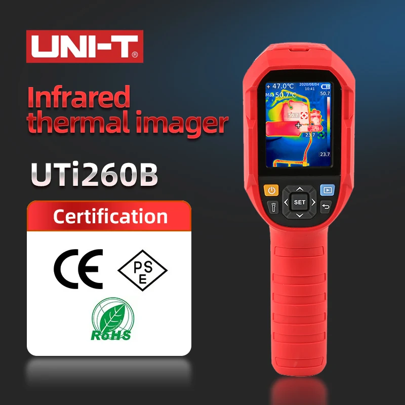 

UNI-T UTI260B HD 256X19 2 пикселя промышленный тепловизор камера UTI260A Тепловизионная схема технического обслуживания