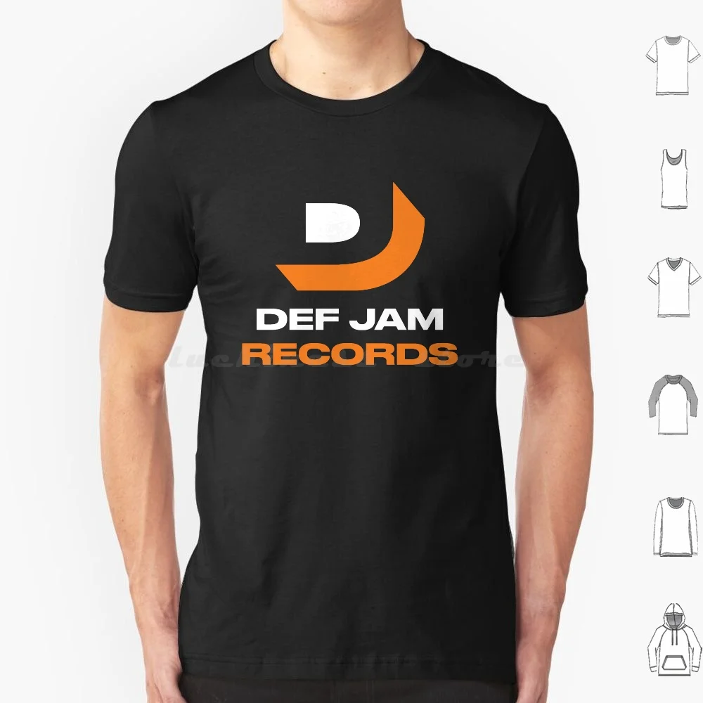 Retro T Shirt Cotton Men Women Diy Print Def Jam Recordings Rap Music Hip Hop Classic Vintage Retro