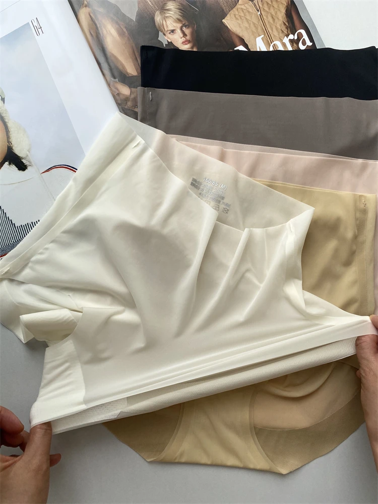 Японская мода для девочек бесшовная невидимая тонкая маска из ледяного шелка с