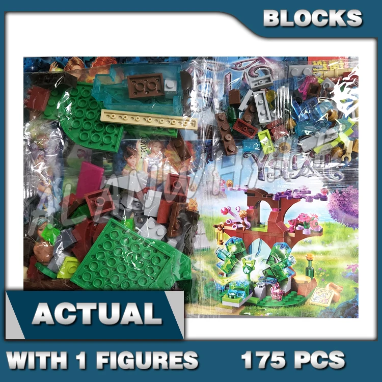 

175pcs Elves Farran Catapult Crystal Cave Hollow 10409 Building Blocks Squirrel's magical Assemble Sets Compatible with Model
