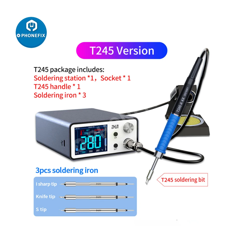 Ручка паяльника JC Aixun T210/245/115 для T3A T3B умная паяльная станция ручка телефона SMD BGA