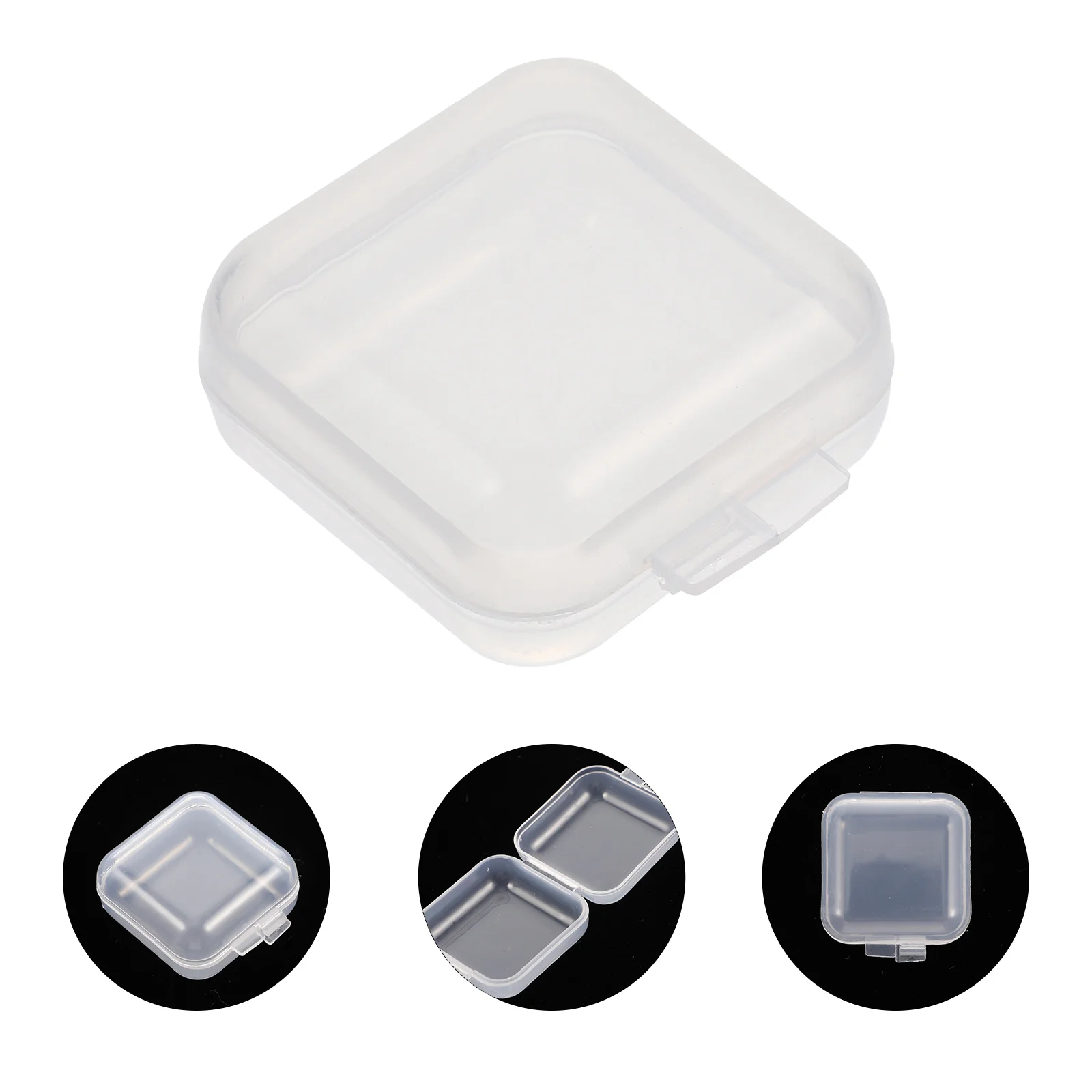 

Mini Storage Box Rings Organizer Portable Bin Container Jewelries Small Jewelry Case