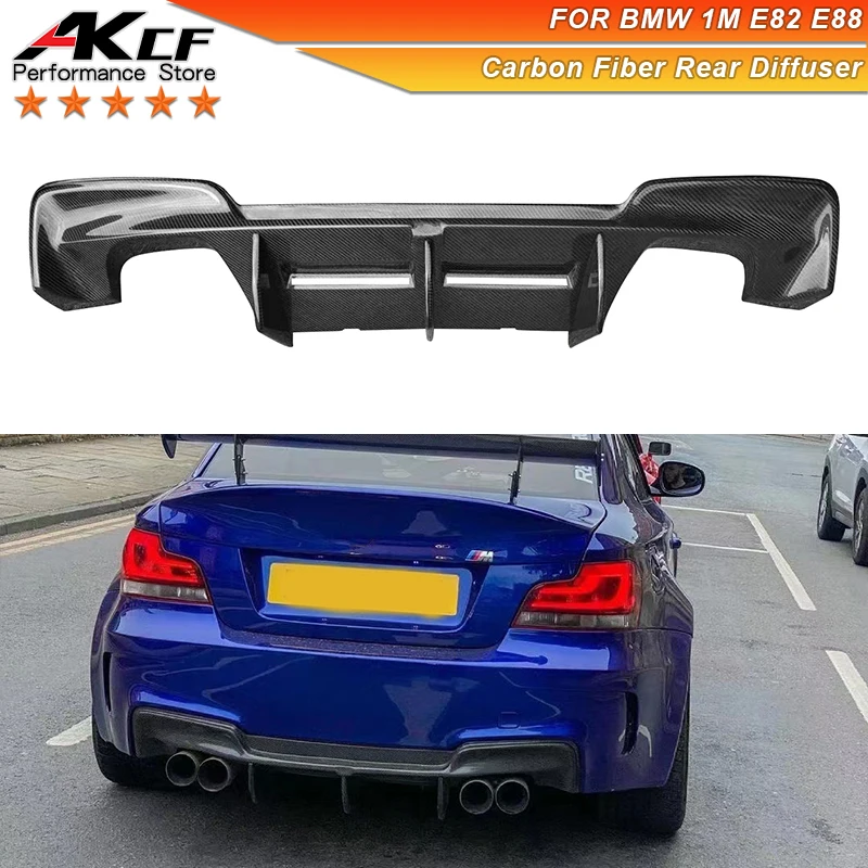 

E82 E88 Carbon Fiber Rear Bumper Diffuser For BMW 1M E82 E88 Upgrade Modification Rear Bumper Splitter Lip Diffuser Cover Trim