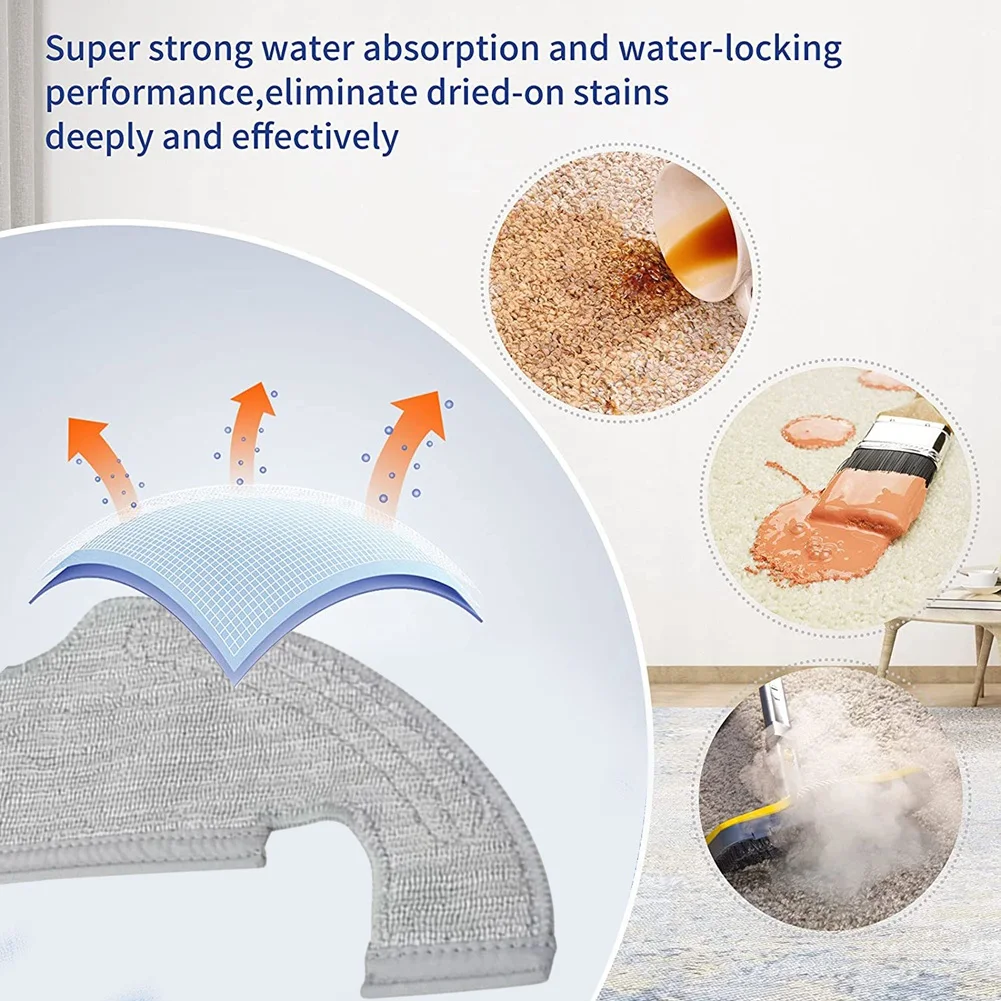 Моющаяся Швабра для робота-пылесоса Xiaomi Dreame Bot D10 Plus RLS3D 8 шт. Сменные запасные