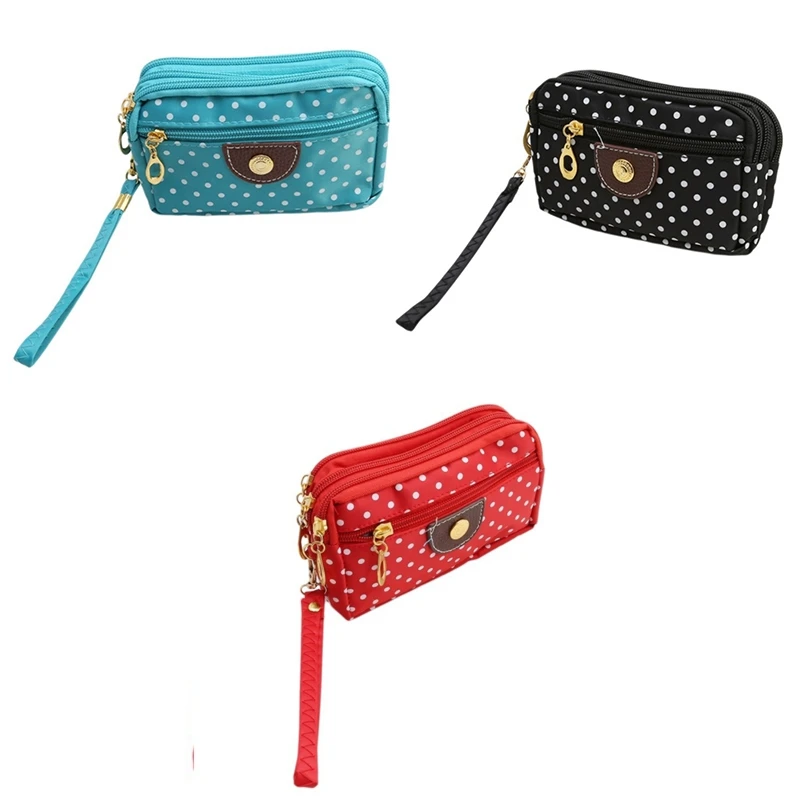 

Purse Ladies Coin Multilayer Mini Canvas Bag Small Messenger Crossbody Bags For Women Female Wallet