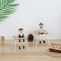 creative doll accessories mini small chair wooden back chair ornaments photo props garden decoration accessories