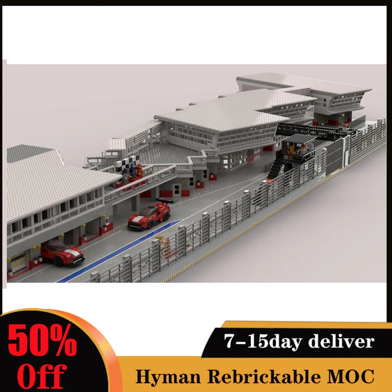 

23312 шт., блоки для сборки гоночной трассы