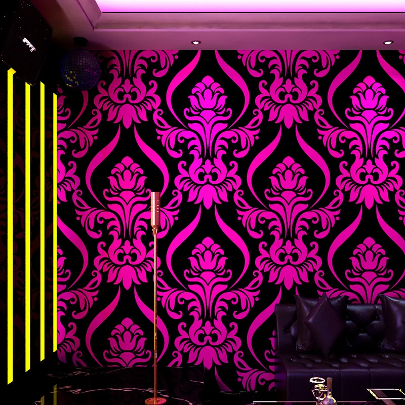 

Wallpaper 3D Stereo Wallpaper Waterproof Black Gold Glitter Embossed Background Wallpapers for Living Room