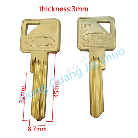 Ключ заготовки дома JS AB1 немецкий ключ в форме зубца заготовка ключей повседневные заготовки ключей