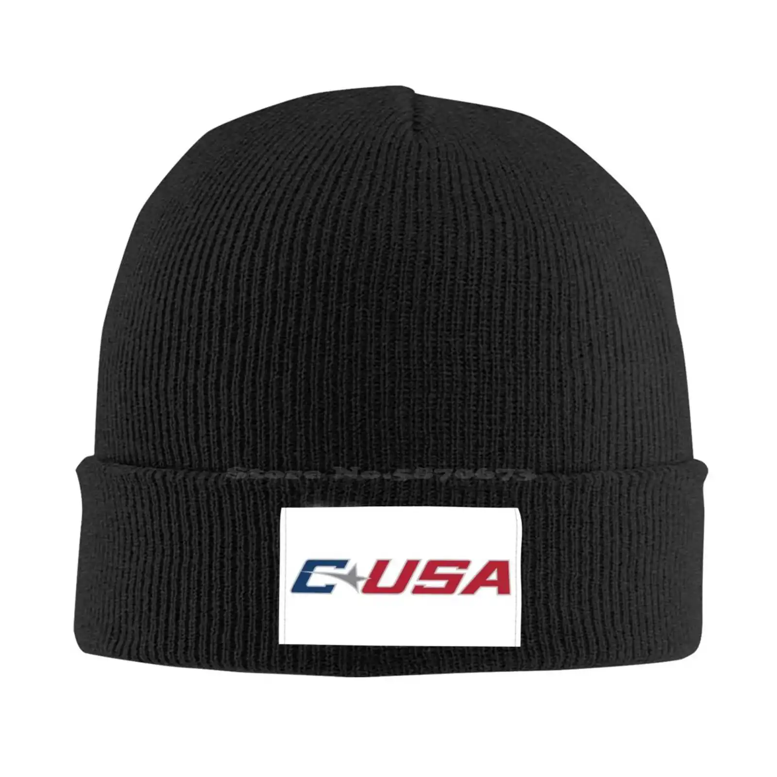 

Conference USA Logo Print Graphic Casual cap Baseball cap Knitted hat